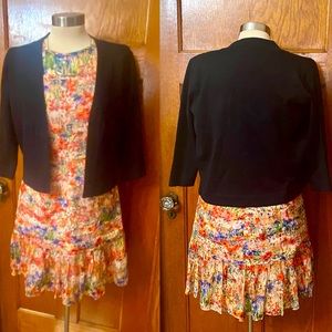 NWT Shoshanna Mini Dress w/ Sweater